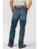 Wrangler Retro Green Men's Lexford Dark Wash Stretch Slim Straight Jeans , Blue, hi-res