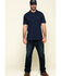 Image #6 - Hawx Men's Navy Miller Pique Short Sleeve Work Polo Shirt - Tall, , hi-res