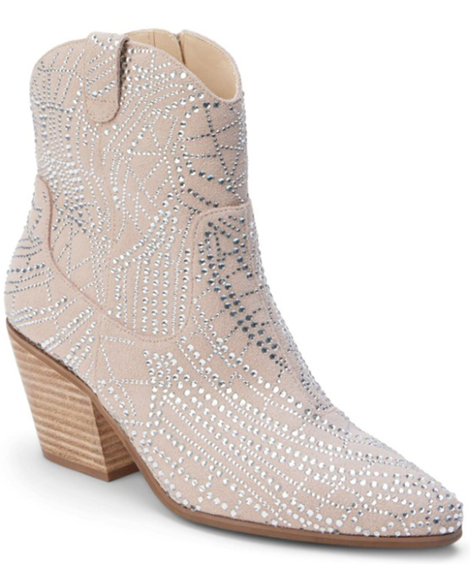 Prexton deals rhinestone booties