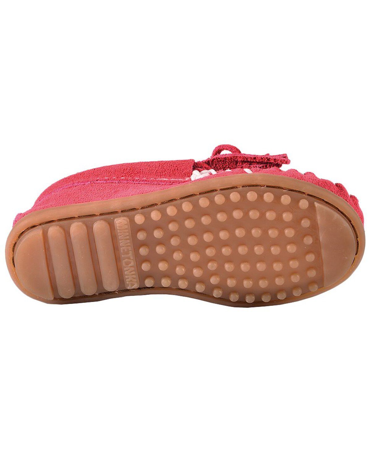 Image #2 - Minnetonka Girls' Kilty Suede Moccasins, , hi-res
