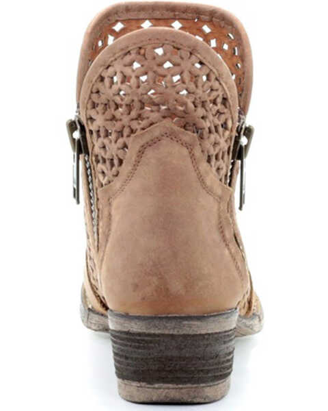 Image #5 - Circle G Women's Cut-Out Booties - Round Toe , , hi-res