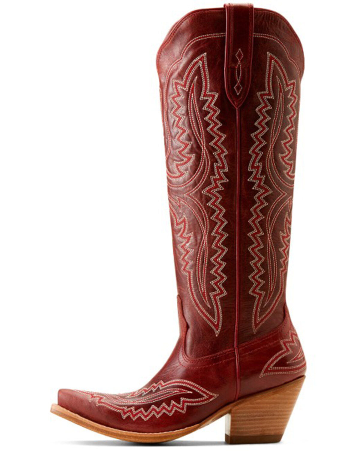 Image #2 - Ariat Women's Casanova Tall Western Boots - Snip Toe, Red, hi-res