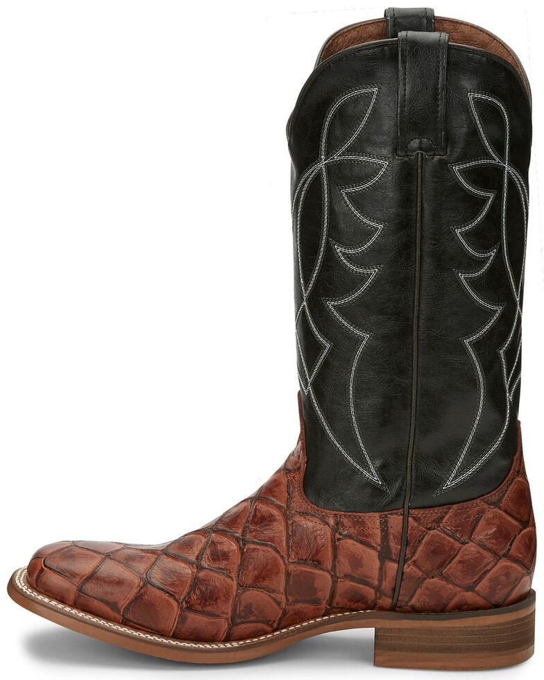 Nocona Men's Go Round Cognac Western Boots Square Toe Boot Barn