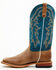 Image #3 - Horse Power Men's Western Boots - Broad Square Toe , Blue, hi-res