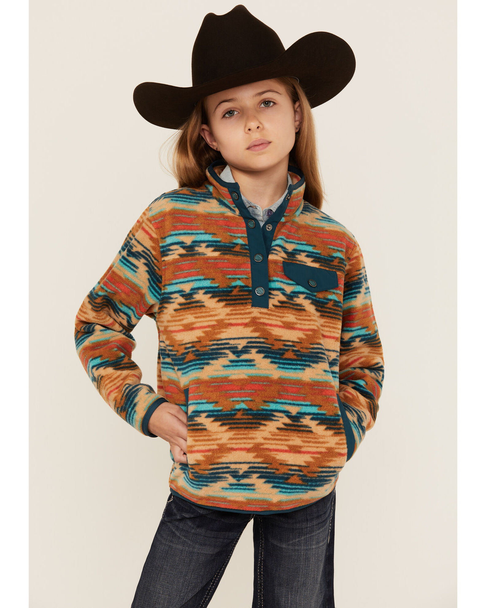 Fleece sweater girls new arrivals