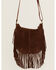 Image #3 - Idyllwind Women's Perlita Suede Crossbody Bag, Brown, hi-res