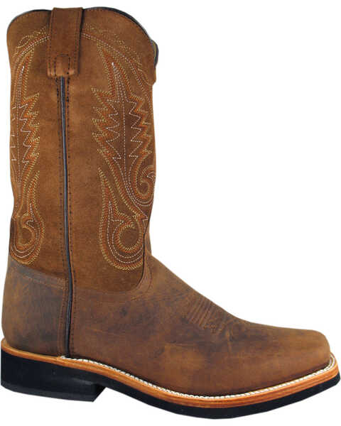 Smoky Mountain Men's Boonville Western Boots - Square Toe, Brown, hi-res
