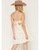 Image #4 - ATAP Women's Crochet Front Embroidered Mini Dress, Ivory, hi-res