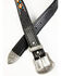 Cody James Men's Basketweave Billet With Southwestern Strap 3PC Buckle Belt, Black, hi-res