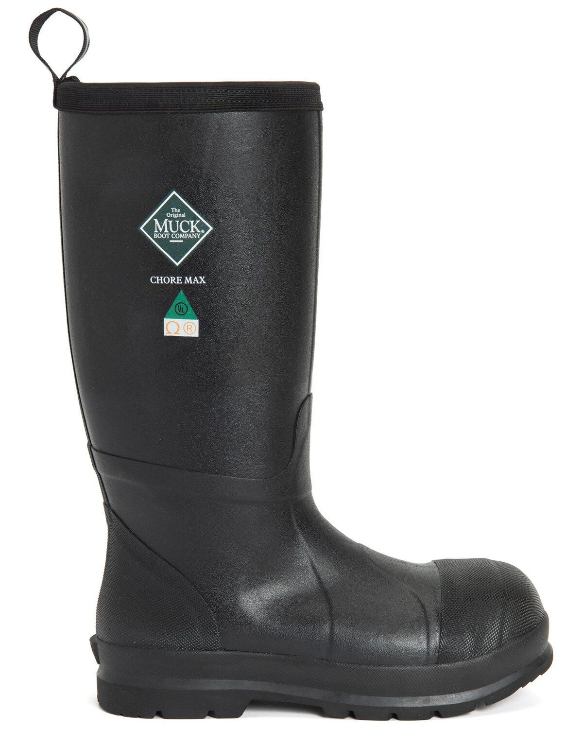 Image #2 - Muck Boots Men's Chore Max Rubber Boots - Composite Toe, Black, hi-res