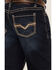 Rock & Roll Denim Boys' Dark Wash Embroidered Bootcut Jeans, Dark Wash, hi-res