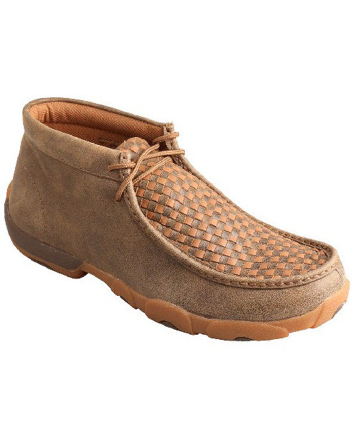 Twisted X Men's Chukka Driving Mocs, Brown, hi-res