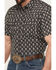 Image #3 - Cody James Men's Alpine Southwestern Stripe Print Short Sleeve Snap Western Shirt, Navy, hi-res
