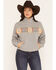 Image #1 - Ariat Women's Selena 1/2 Zip Pullover Sweatshirt, Grey, hi-res