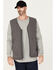 Image #1 - Hawx Men's Weathered Sherpa Lined Work Vest, Charcoal, hi-res