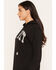 Image #2 - Carhartt Women's Marquette Varsity Graphic Hoodie, Black, hi-res