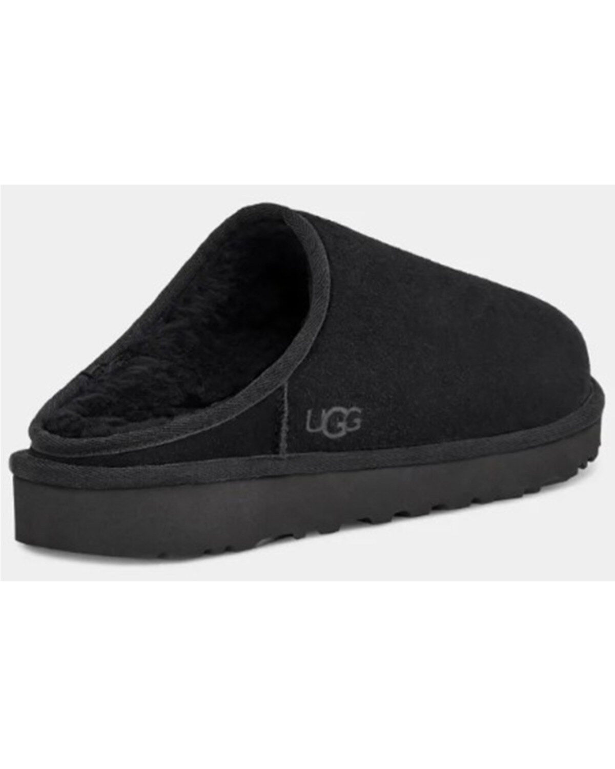 Image #4 - UGG Men's Classic Slip-On Slippers , Black, hi-res
