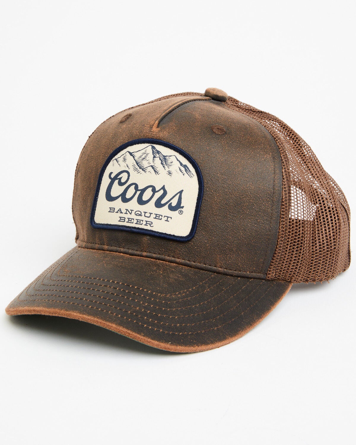 Image #1 - Coors Men's Weathered Ball Cap, Brown, hi-res