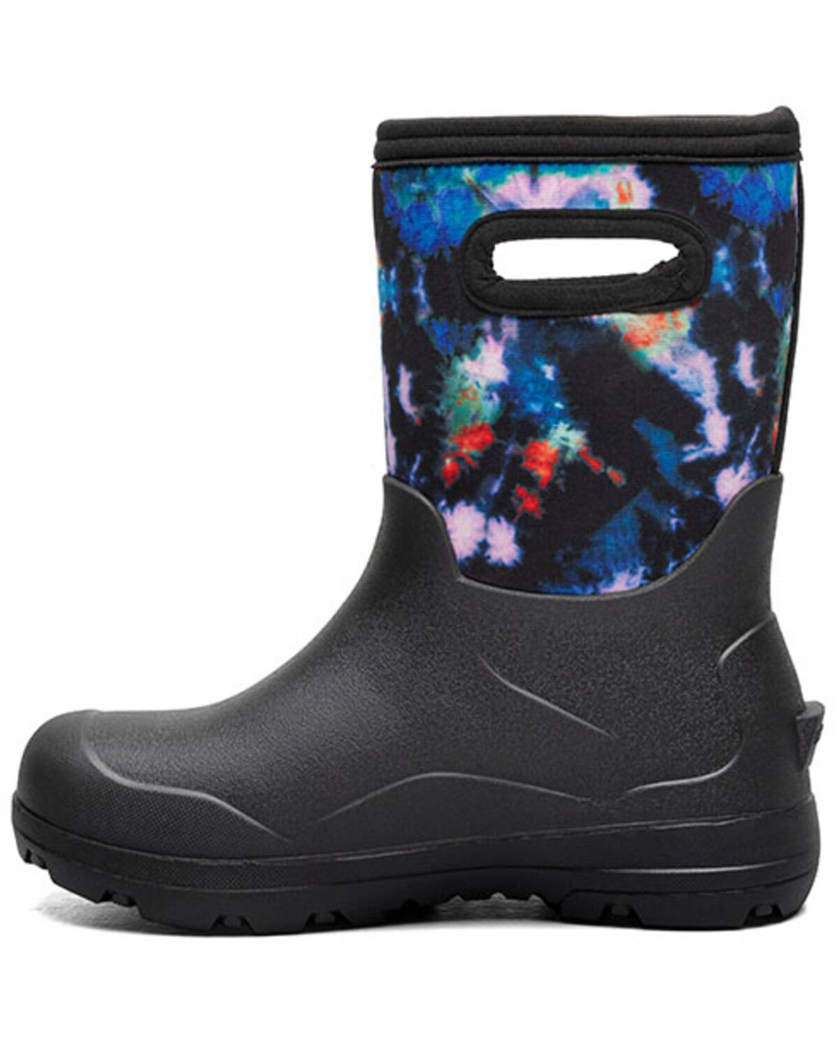 Image #3 - Bogs Boys' York Seamless Tie Dye Rubber Boots, Black, hi-res