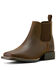 Image #3 - Ariat Boys' Booker Distressed Chelsea Boots - Broad Square Toe, Distressed Brown, hi-res
