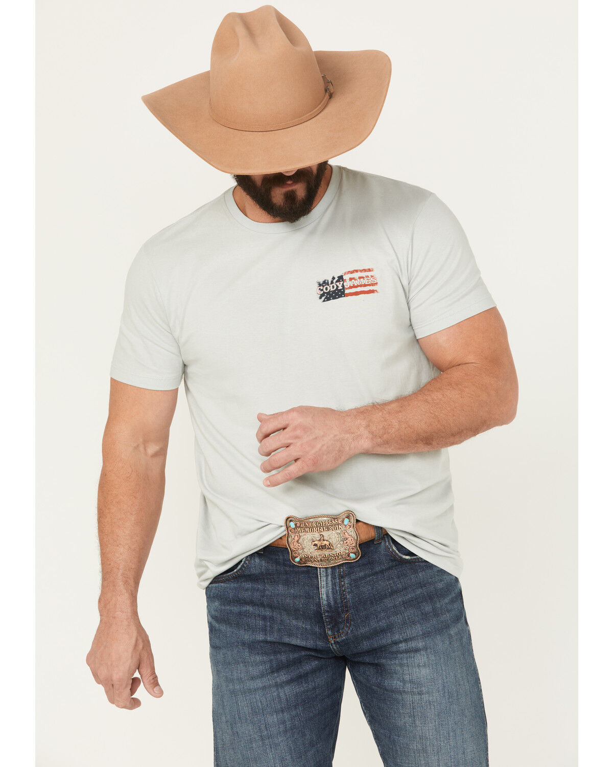 Product Name:  Cody James Men's Rugged Flag Short Sleeve Graphic T-Shirt