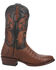 Image #2 - Dan Post Men's Socrates Caiman Exotic Western Boots - Round Toe, Medium Brown, hi-res