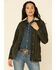 STS Ranchwear Women's Jolene Canvas Sherpa Jacket , Olive, hi-res