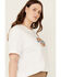 Image #2 - Dickies Women's Logo Short Sleeve Graphic Tee - Plus, White, hi-res