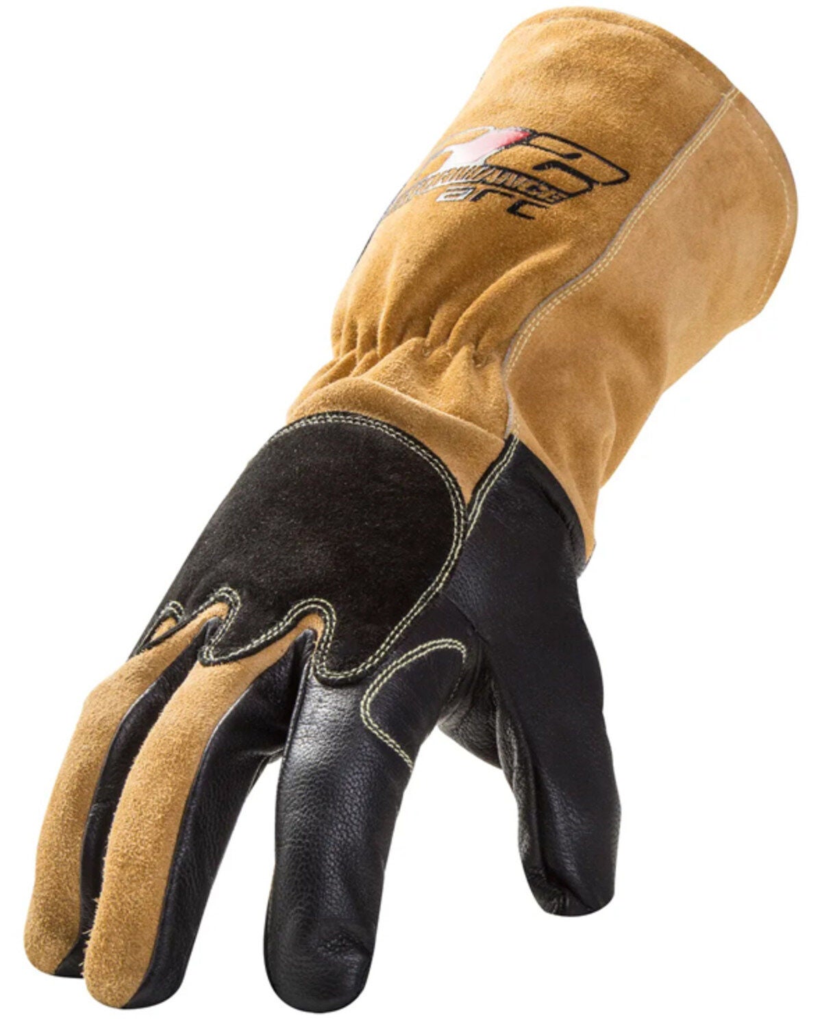 212 Performance Men's FR ARC Economy TIG Welding Work Gloves, Brown, hi-res