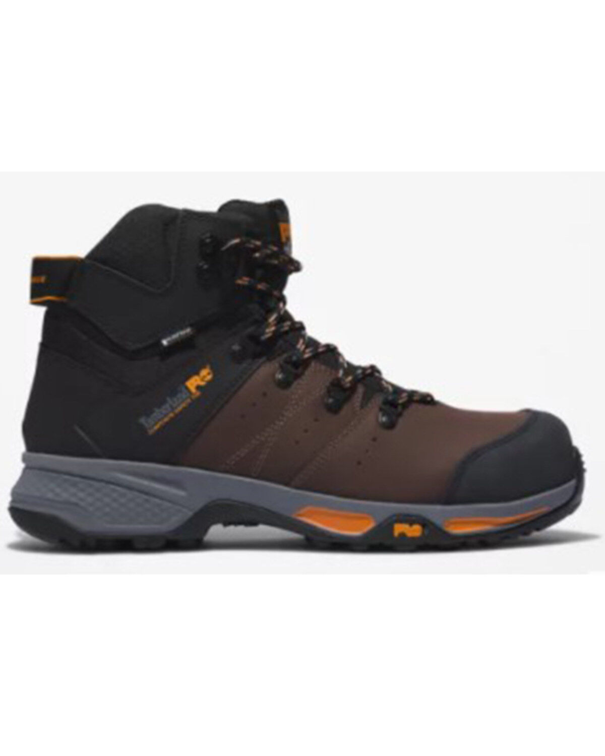 Image #2 - Timberland PRO Men's Switchback Waterproof Lace-Up Hiking Work Boots - Composite Toe, Brown, hi-res