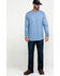 Hawx Men's FR Logo Long Sleeve Work T-Shirt -  Big & Tall , Blue, hi-res