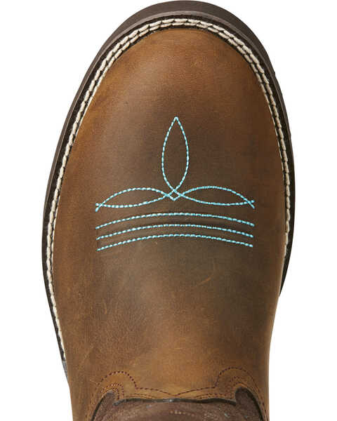 Image #4 - Ariat Women's Delilah Western Boots, Brown, hi-res