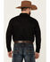 Image #4 - Cody James Men's Solid Treadstone Long Sleeve Pearl Snap Western Shirt, Black, hi-res