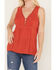 Image #3 - Idyllwind Women's Rowan Embellished Tank Top, Orange, hi-res