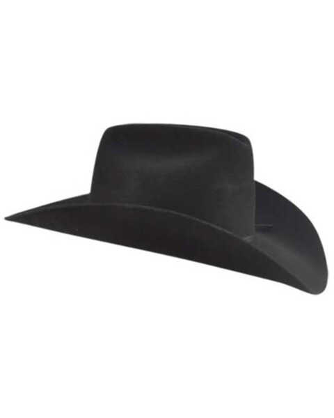 Image #2 - Bailey Western Stampede 2X Felt Cowboy Hat, Black, hi-res
