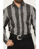 Image #3 - Cody James Black 1978™ Men's Ace Plaid Print Long Sleeve Button-Down Western Shirt, Charcoal, hi-res