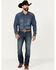 Image #1 - Levi's Men's 527™ Dark Wash Slim Stretch Bootcut Jeans, Dark Wash, hi-res