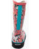 Bogs Girls' Unicorn Rain Boots - Round Toe, Pink, hi-res