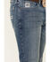 Image #5 - Cinch Men's Silver Label Performance Stretch Slim Straight Jeans, Indigo, hi-res