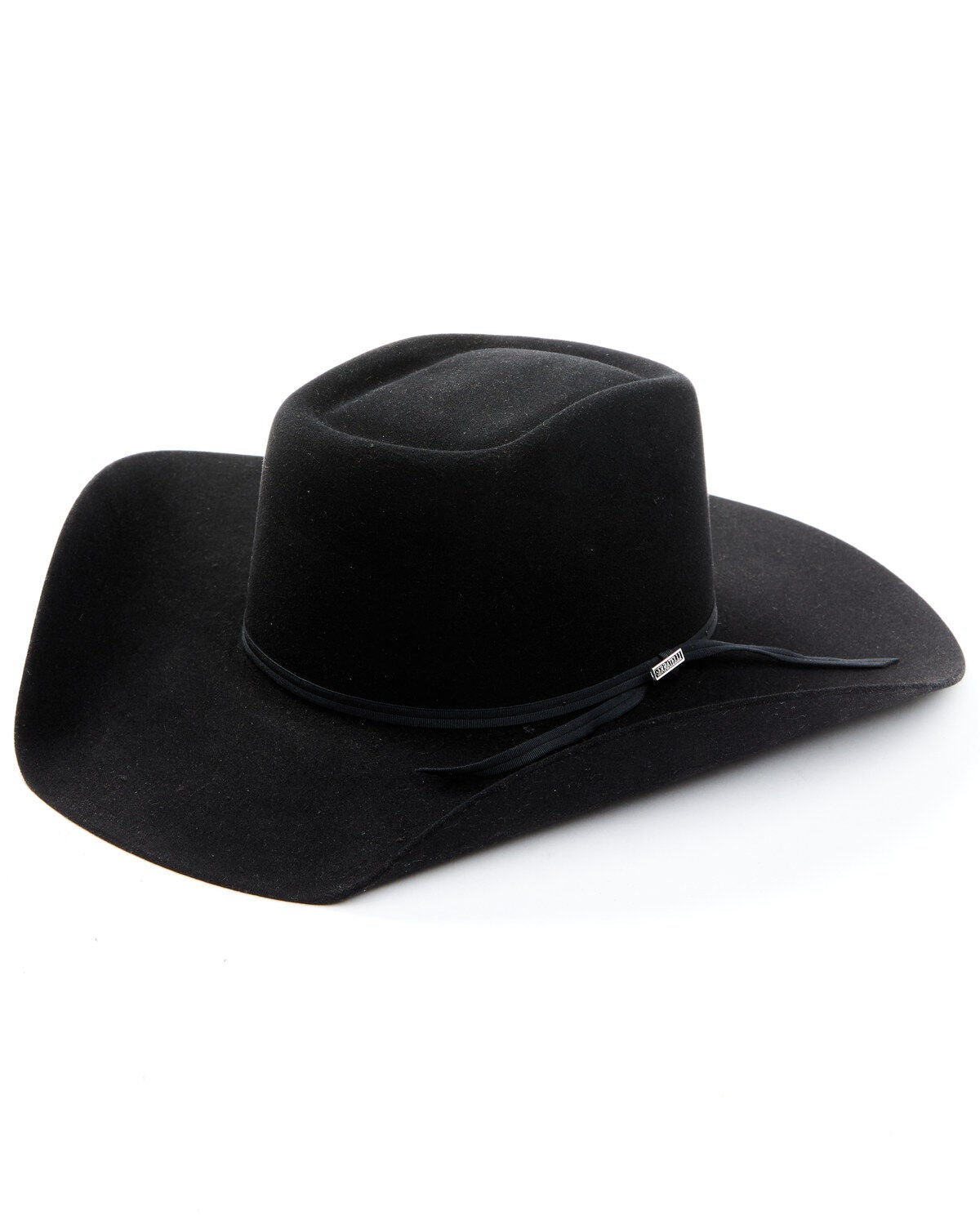 Serratelli 6X Cattleman Fur Felt Cowboy Hat, Black, hi-res