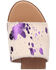 Image #6 - Dingo Women's Metallic Hairon Moo Moo Sandals, Fuchsia, hi-res