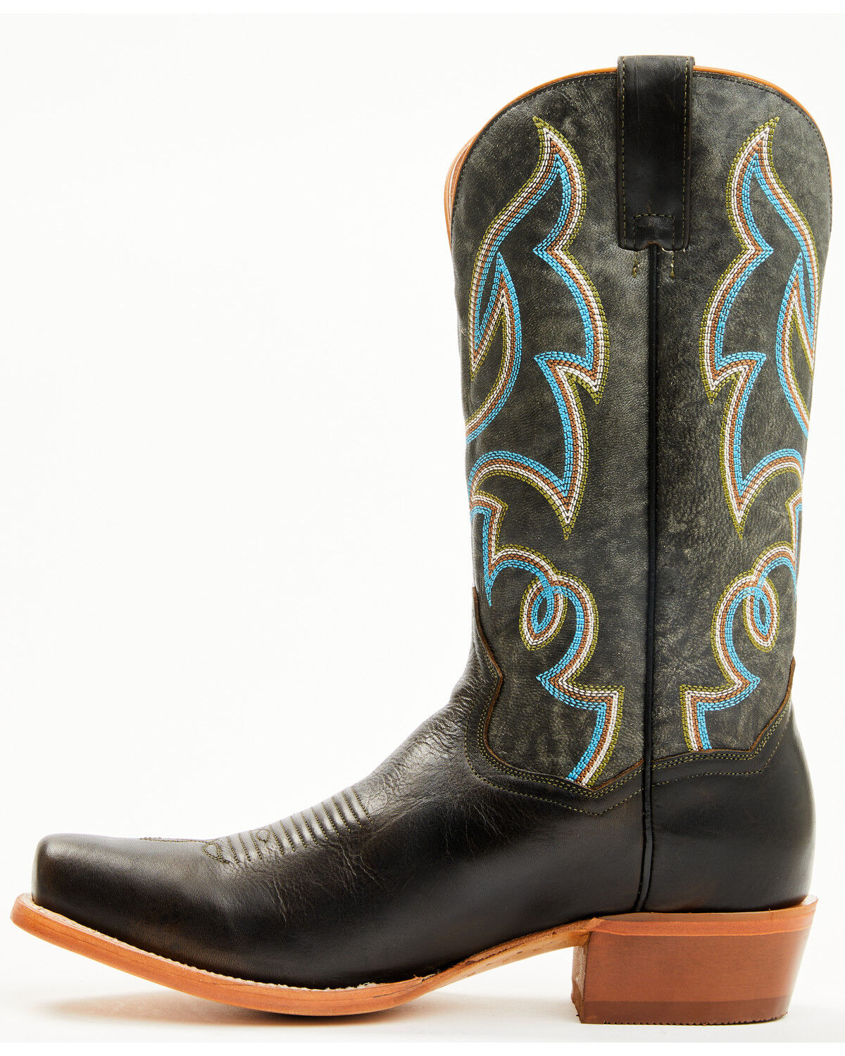 Image #4 - Dan Post Men's Freeman Western Boots - Square Toe, Brown, hi-res