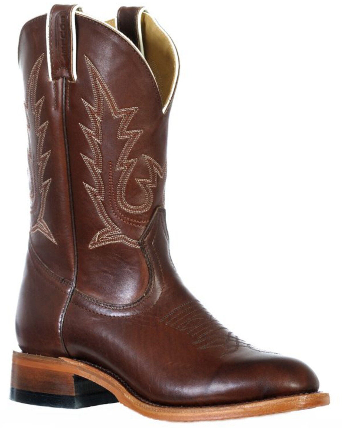 Image #1 - Boulet Women's Ranch Hand Western Boots - Round Toe, Tan, hi-res