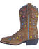 Image #3 - Dan Post Little Girls' Starlett Western Boots - Square Toe , , hi-res