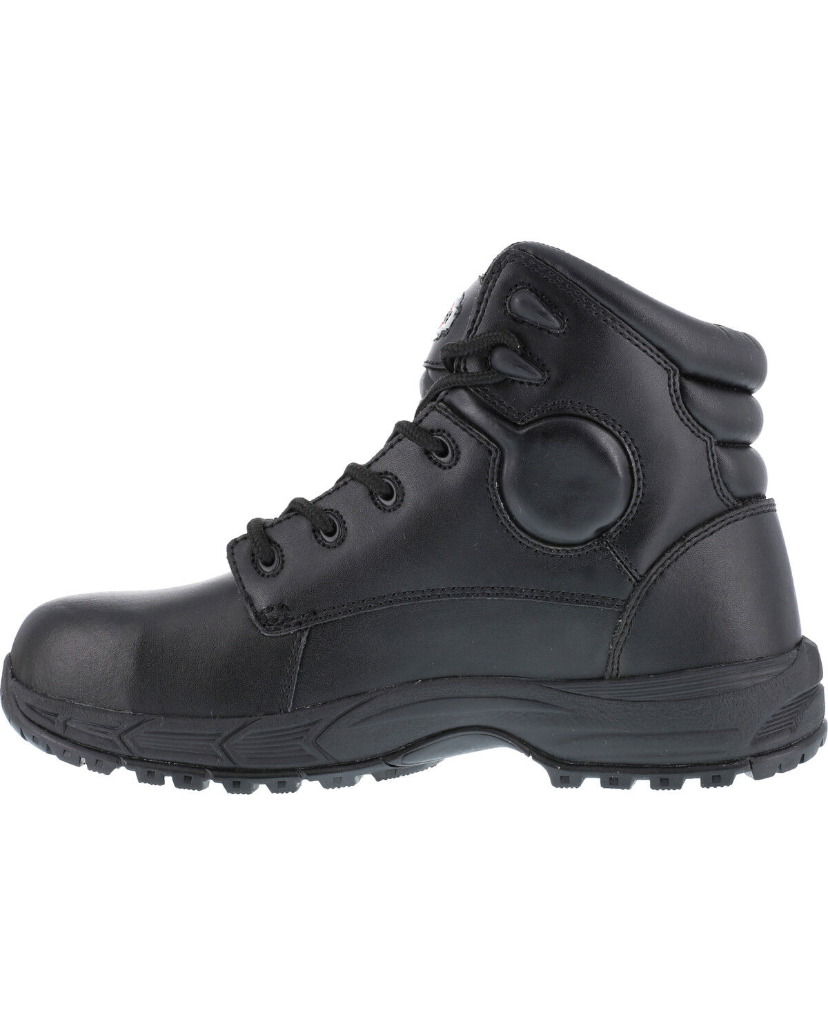 Image #4 - Iron Age Men's Ground Finish Work Boots - Steel Toe, Black, hi-res