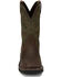 Justin Men's Driller Western Work Boots - Steel Toe, Dark Brown, hi-res
