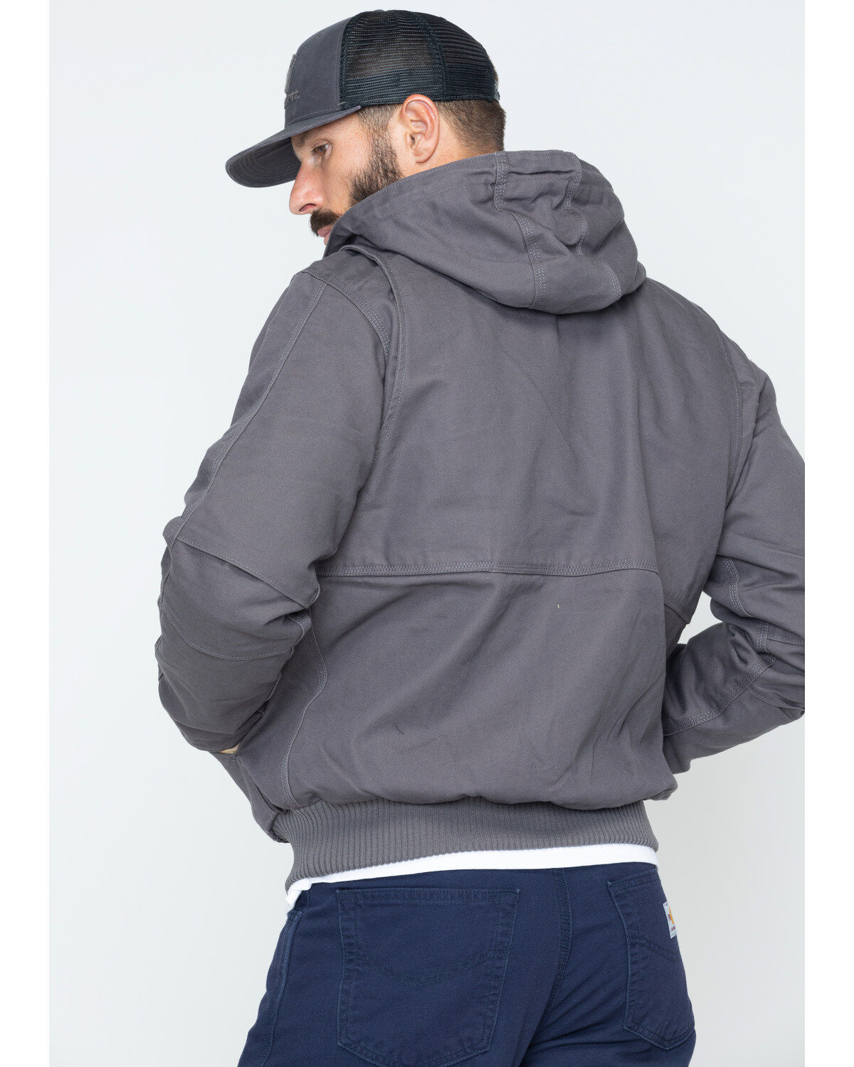 Image #3 - Carhartt Men's Full Swing Armstrong Active Work Jacket, Charcoal, hi-res