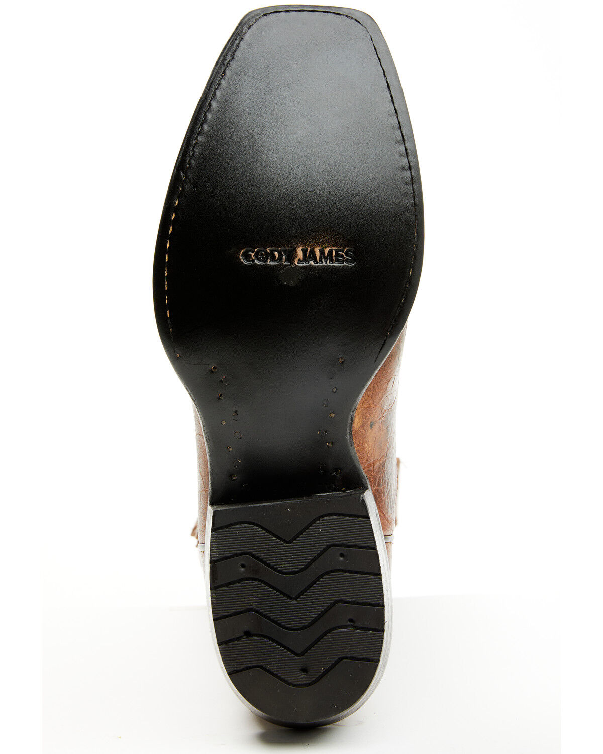 Image #7 - Cody James Men's Sheldon Western Boots - Square Toe, Brown, hi-res