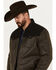 Image #2 - Cripple Creek Men's Two Tone Concealed Carry Ranch Jacket, Brown, hi-res