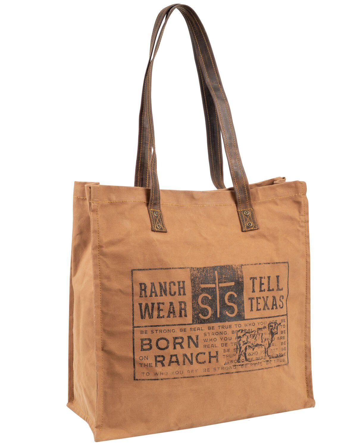 STS Ranchwear by Carroll Men's Ranch Surplus Small Tote, Red, hi-res